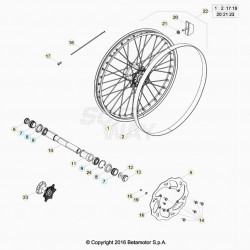 Roue avant BETA 430 RR 4T EFI 2020