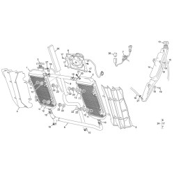 Radiateurs SHERCO 250 SEF-R 4T FACTORY 2020