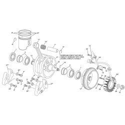 Vilebrequin, piston et allumage