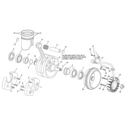 Vilebrequin, piston et allumage