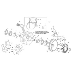 Vilebrequin, piston et allumage