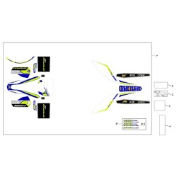 Adhésifs - Kit déco SHERCO 450 SEF-R 4T FACTORY 2017