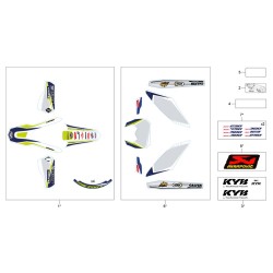 Adhésifs - Kit déco SHERCO 500 SEF-R 4T FACTORY 2020