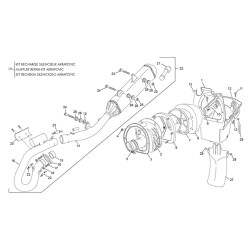 Boîte à air - Échappement 4t SHERCO 250 SEF-R 4T FACTORY 2017