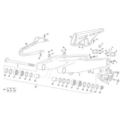 Bras oscillant SHERCO 300 SEF-R 4T FACTORY 2017