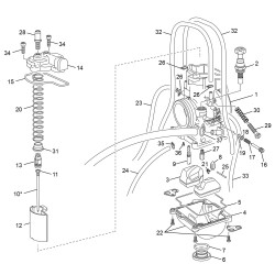 Carburateur KEIHIN PWK36 détaillé