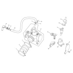 Corps d'injection SHERCO 250 SEF-R 4T 2019