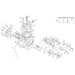 Cylindre et piston SHERCO 300 SE-R 2T 2020