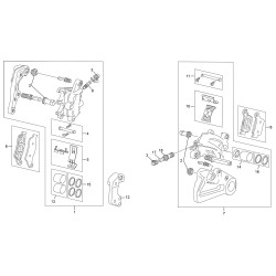 Étriers de frein avant - arrière