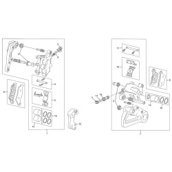 Étriers de frein avant - arrière