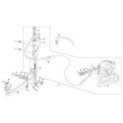 Frein arrière SHERCO 250 SEF-R 4T 2020