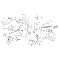 Guidon et commandes SHERCO 250 SEF-R 4T 2020