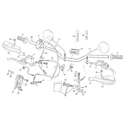 Guidon et commandes SHERCO 250 SEF-R 4T FACTORY 2018