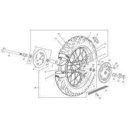 Roue arrière