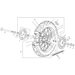 Roue arrière