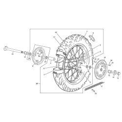 Roue arrière SHERCO 450 SEF-R 4T 2019