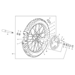 Roue avant SHERCO 300 SE-R 2T 2019