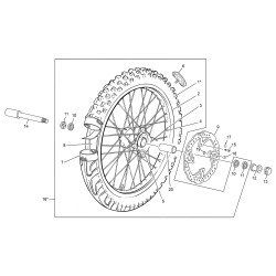 Roue avant