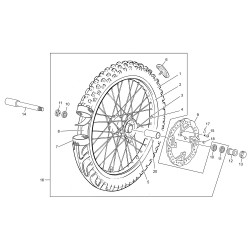 Roue avant