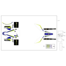 Adhésifs - Kit déco SHERCO 250 SEF-R 4T FACTORY 2017