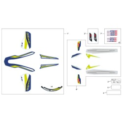 Adhésifs - Kit déco SHERCO 250 SEF-R 4T 2020