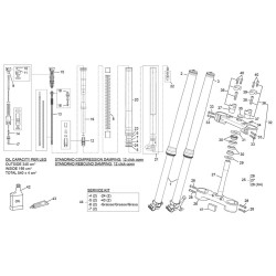 Fourche KAYABA SHERCO 300 SEF-R 4T FACTORY 2020