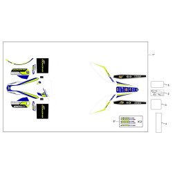 Adhésifs - Kit déco SHERCO 300 SE-R 2T FACTORY 2017