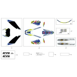 Adhésifs - Kit déco SHERCO 300 SE-R 2T FACTORY 2019