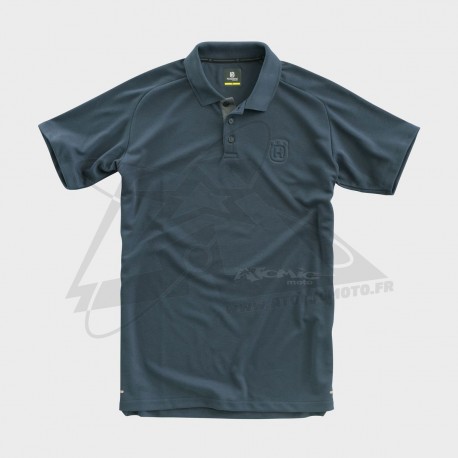 Polo HUSQVARNA ORIGIN - Bleu Gris