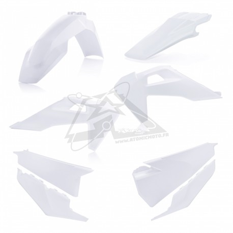 Kit plastiques complet ACERBIS HVA TE/FE '20 - Blanc