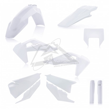 Kit plastiques super complet ACERBIS HVA TE/FE '20 - Blanc