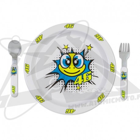 Assiette et couverts bébé VR|46