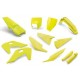 Kit plastiques - Jaune HVA
