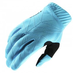 Gants 100% Ridefit - Noir / Ice bleu