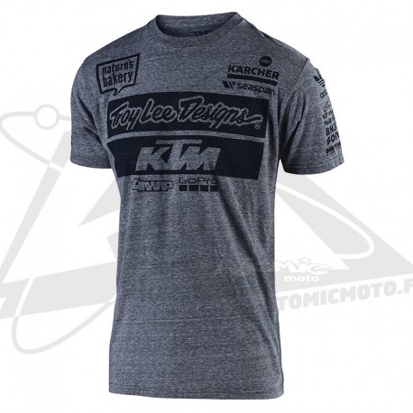 T-shirt Team KTM TLD - Gris vintage