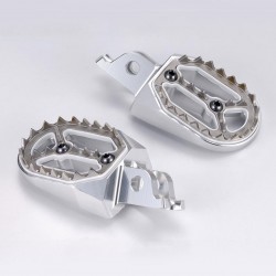 Repose-pieds KAWASAKI 250/450 KX-F BIHR Evolution argent