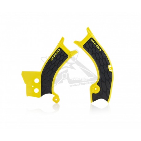 Protection de cadre ACERBIS X-GRIP SUZUKI 450 RMZ '18 - Jaune / Noir 