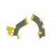 Protection de cadre ACERBIS X-GRIP SUZUKI 250 RMZ '18 - Jaune / Gris 