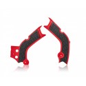 Protection de cadre ACERBIS X-GRIP HONDA 250 /450 CRF Rouge/Noir