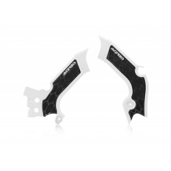 Protection de cadre ACERBIS X-GRIP KAWASAKI 450 KXF Blanc / Noir