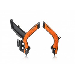 Protection de cadre ACERBIS X-GRIP KTM SX/SXF 2019 Noir / Orange