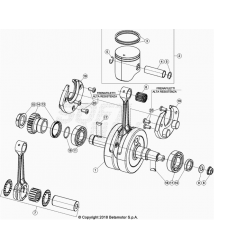 Vilebrequin et piston 