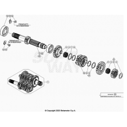 Boîte de vitesses - Arbre primaire 