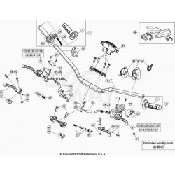 Guidon et maître cylindre BETA 300 RR 2T RACING 2020 