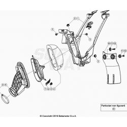 Boitier de filtre à air BETA 300 RR 2T RACING 2020 