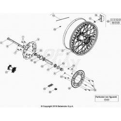 Roue arrière BETA 300 RR 2T RACING 2020 