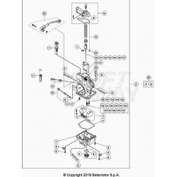 Carburateur BETA 125 RR 2T 2021 