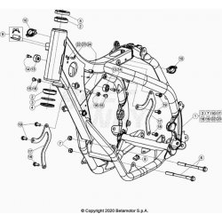 Cadre, chassis BETA 125 RR 2T 2021 