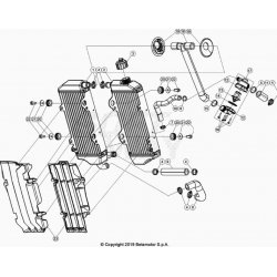 Radiateurs et durites BETA 125 RR 2T 2021 