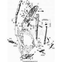 Accessoires de chassis BETA 250 RR 2T 2021 